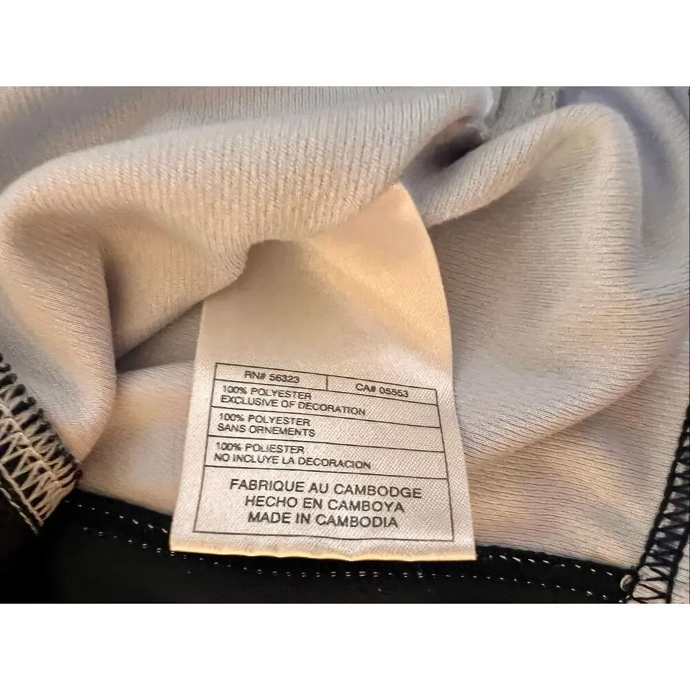 Nike Jacket Women Sz Large Swoosh Quarter Zip Pocket Light Dri Fit Run Gym Core